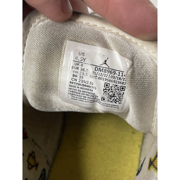 Nike Air Jordan 1 Low 'Old‎ School Gaming' (DM8969-114) Size 4.5Y - Picture 5 of 6